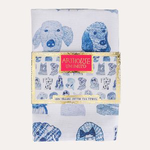 Blue Dogs Organic Tea Towel