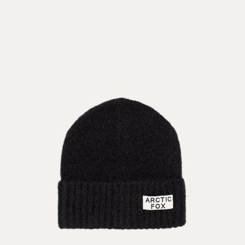 The Mohair Beanie Ebony Black