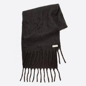The Stockholm Scarf Charcoal Chocolate