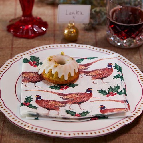 Botanical Pheasant Napkins Pack - Image 2