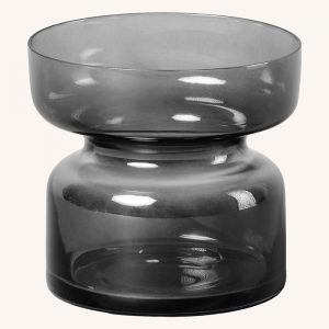 Onyx Glass Candle Holder