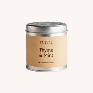 Thyme and Mint Tin Candle