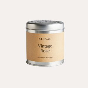 Vintage Rose Tin Candle