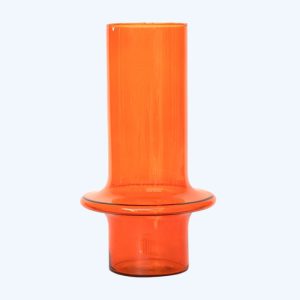 Vase Recycled Glass Paprika