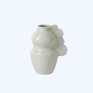 Medee Quartz Cracquelle Vase