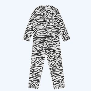 Organic Tiger Pyjamas Monochrome