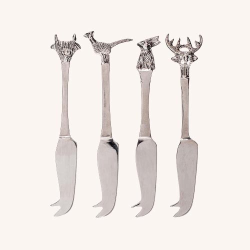 Country Animals Mini Cheese Knives