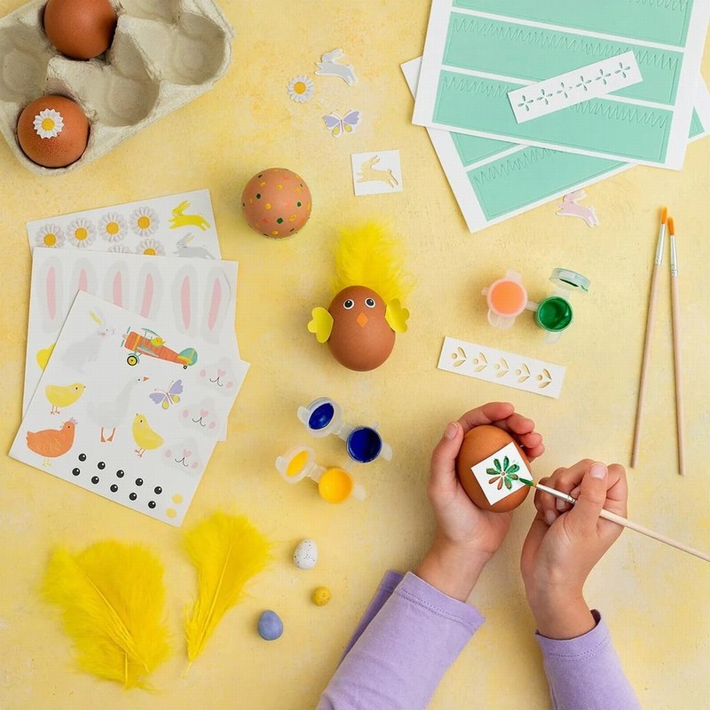 Spring Bunny Egg Decorating Kit