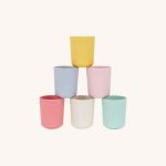 Multicolour Bamboo Cups S/6