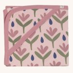 Hooded Blanket Floral – Pink