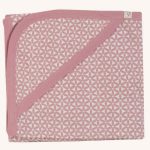 Hooded Blanket Block Print – Pink