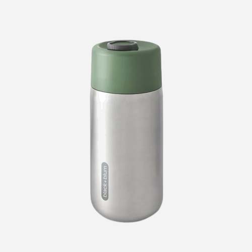 Insulated Travel Cup – Olive/Steel