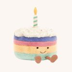 Amuseable Rainbow Birthday Cake