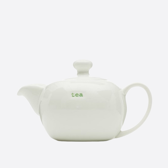 Ceramic White Teapot