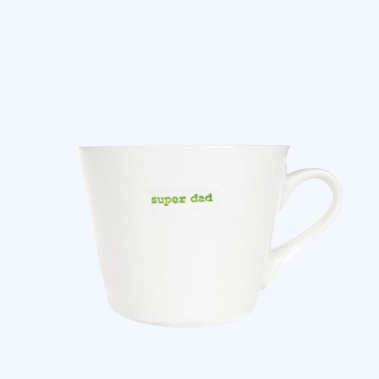Ceramic White Mug – Super Dad