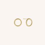 Audrey Glow Post Earrings Gold