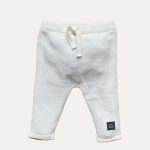 Fable Knit Joggers Natural White
