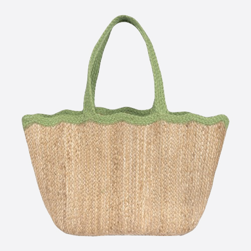 Tote Bag – Lime Scallop Large