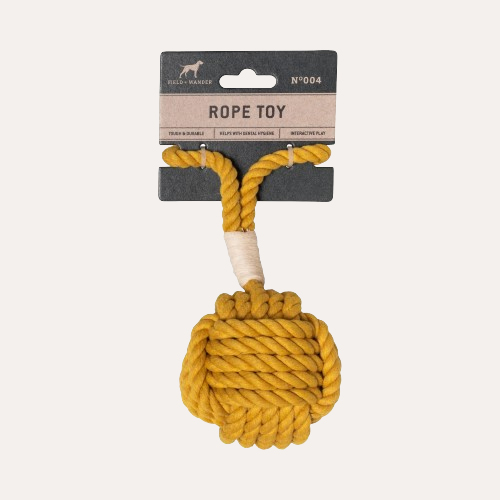 Dog Rope Toy Yellow