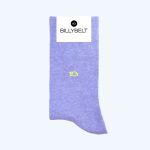 Plain Cotton Socks Mottled Lavander