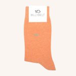 Plain Cotton Socks Orange Tree
