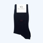 Plain Cotton Socks Navy Blue