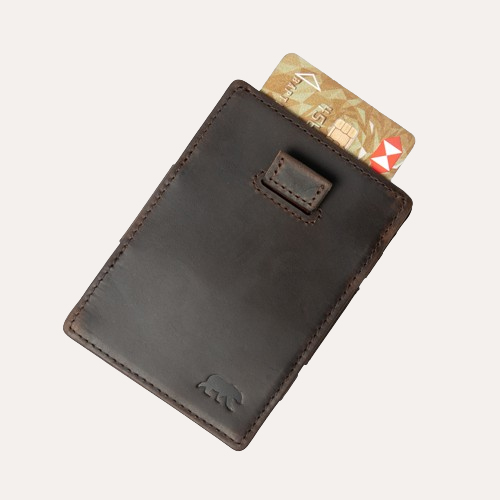 Leather Wallet Magic Handy – Brown