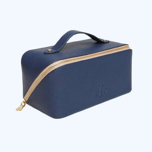 Train Case Navy & Stone