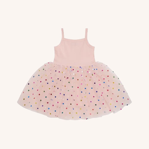 Pink Spot Dress