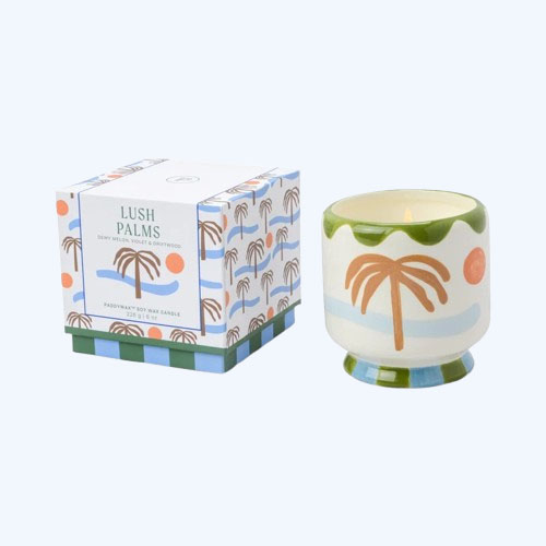 A Dopo Palm Tree Candle Lush Palms