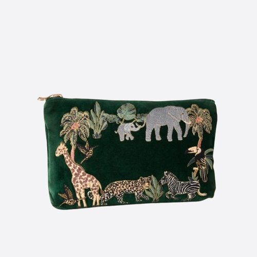 Wild Wonders Forest Velvet Everyday Pouch