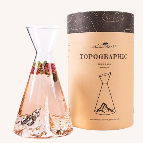 Topographic Water Carafe – Mount Matterhorn