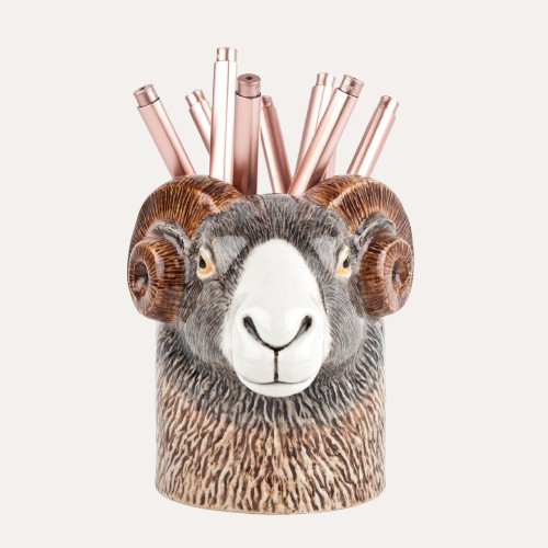 Swaledale Sheep Pencil Pot