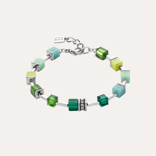 Geo Cube Iconic Pure Bracelet Green