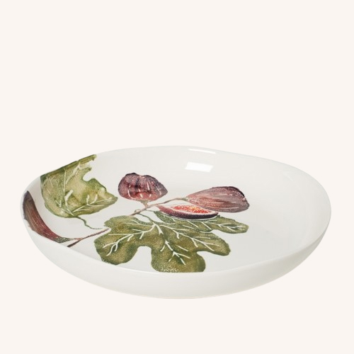 Round Shallow Dish Fig