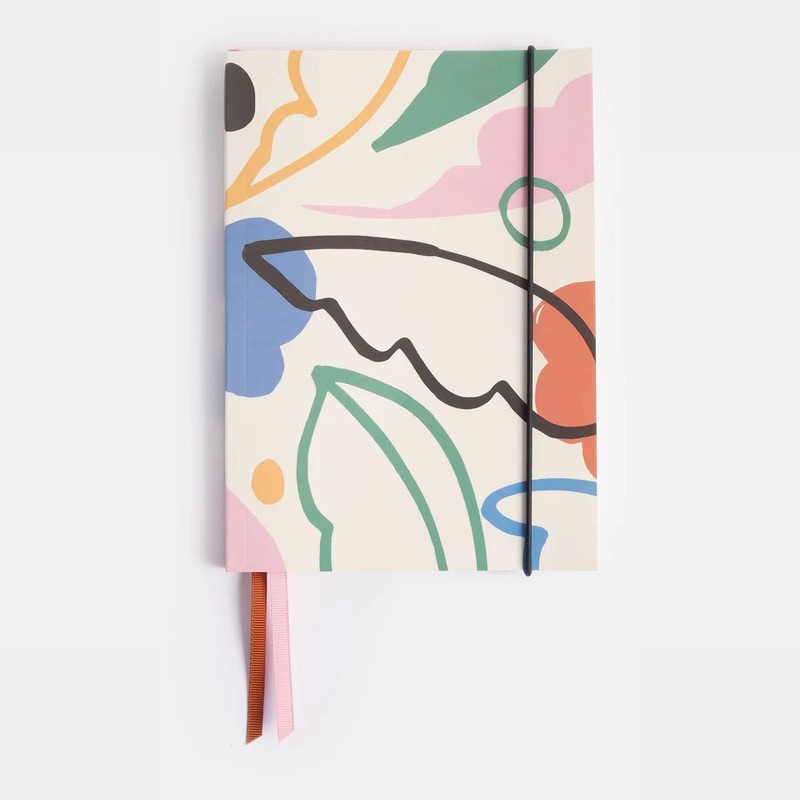 Abstract Botanical A5 Notebook