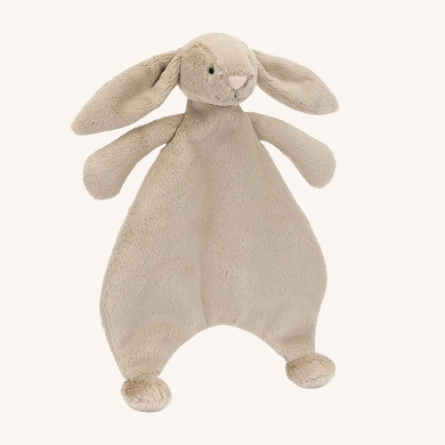 Bashful Beige Bunny Comforter