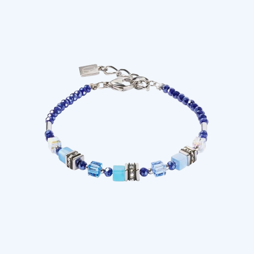 Mini Cubes Bracelet Blue