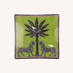 Glass Plate Mosaico Green