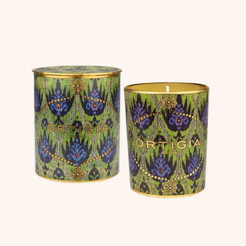 Bergamotto Decorated Candle