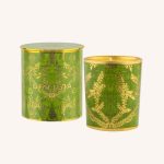 Lime Decorated Candle