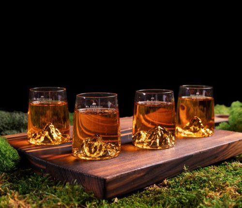 Topographic Shot Glasses - Set of 4 - Image 3