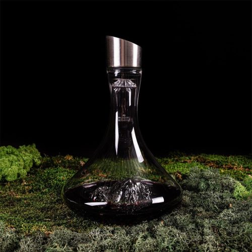 Topographic Wine Decanter - Mount Blanc - Image 2