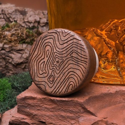 Topographic Spirit Decanter - Mont Blanc - Image 2