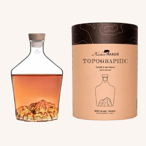 Topographic Spirit Decanter – Mont Blanc