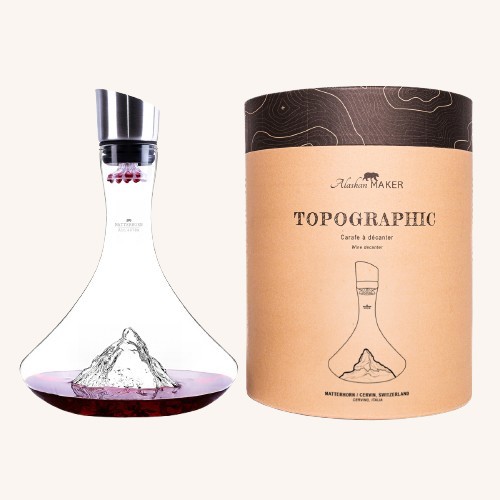 Topographic Wine Decanter – Mount Matterhorn