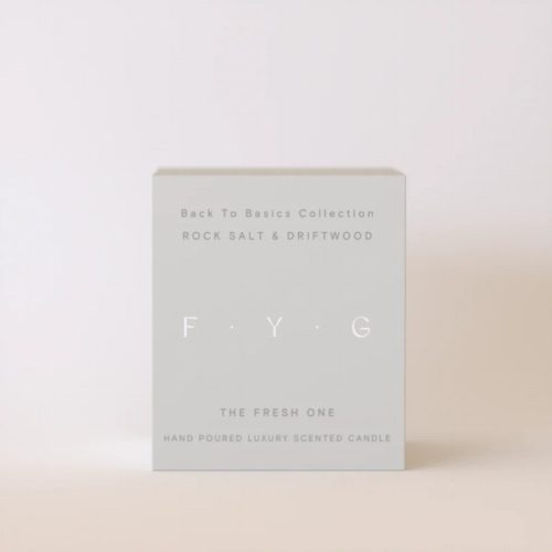 Rock Salt & Driftwood Candle - Image 2