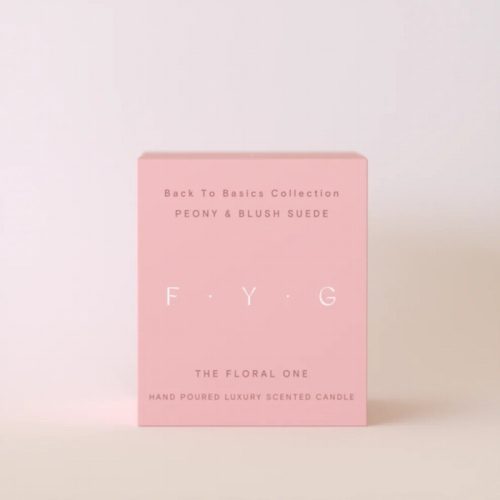 Peony & Blush Suede Candle - Image 3