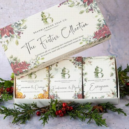 Festive Soap Gift Box