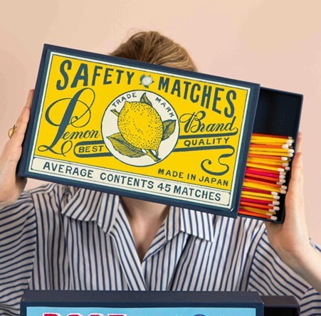 Giant Safety Matches - Lemon - Image 2